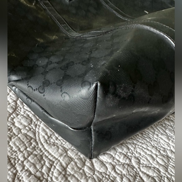 Gucci Implement black tote back Great condition Double handles black - Picture 4 of 16